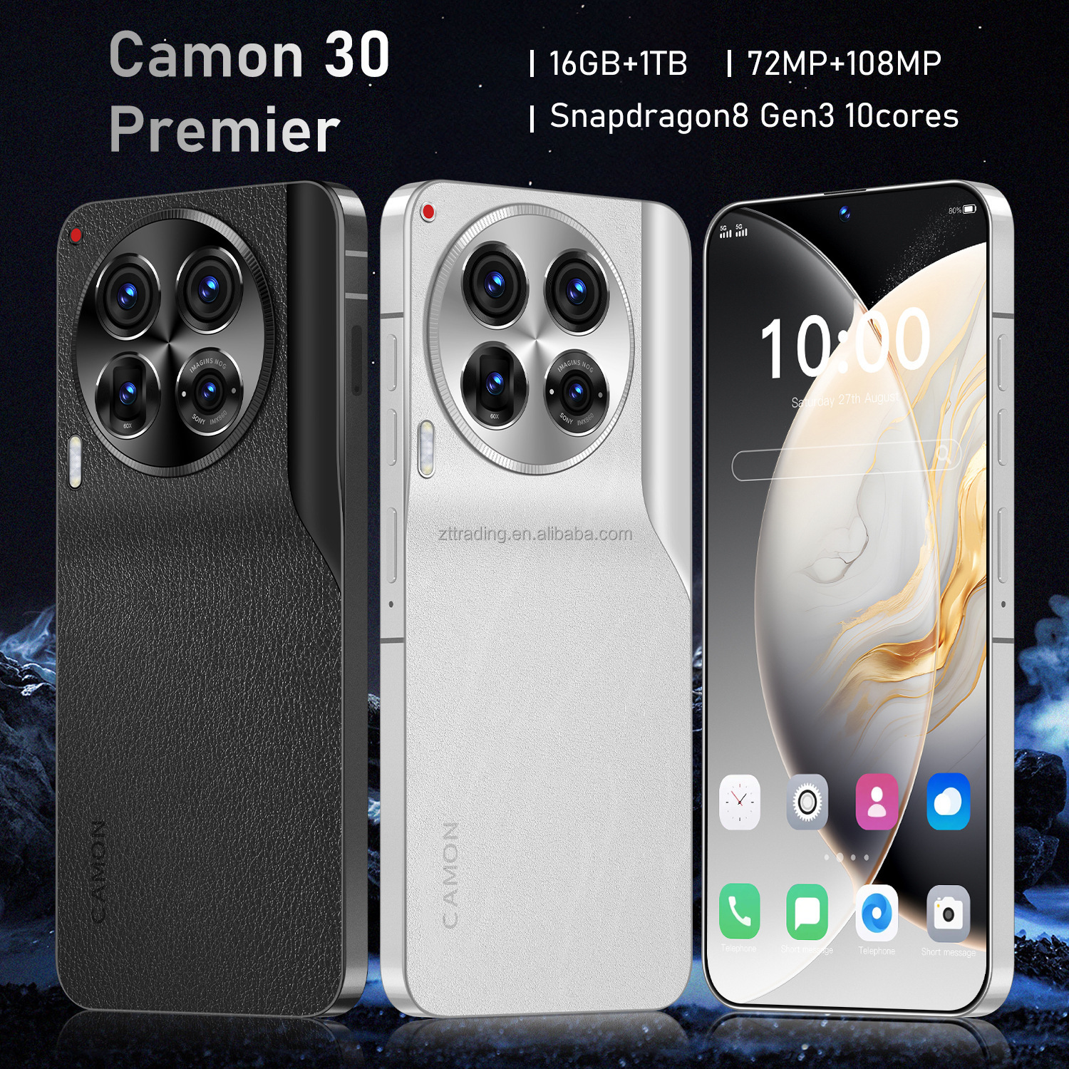 Hot Commodity c30 pro  6.8 Inch Full Screen WIFI GPS techon Smartphone 16GB+1TB Android 4G 5G Mobile Phone t echno camon 30,{非常的好}