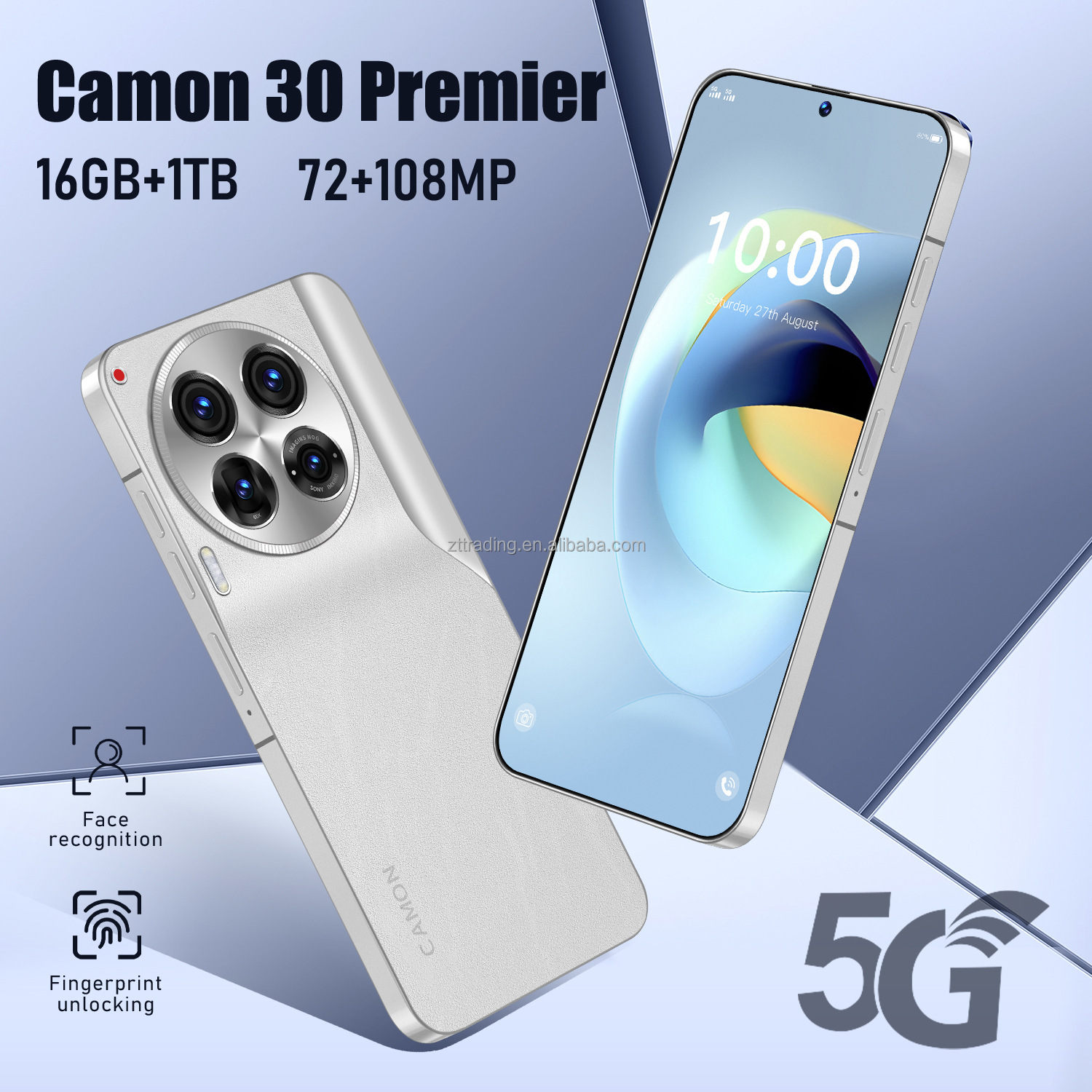 Hot Commodity c30 pro  6.8 Inch Full Screen WIFI GPS techon Smartphone 16GB+1TB Android 4G 5G Mobile Phone t echno camon 30,{非常的好}